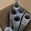 ZMTECH Flag Pole - Upgraded Bracket, 6 FT Stainless Steel Flag Poles for Outside House, Residential or Commerical, Tangle Free Flag Pole Kit for American Flag (Without Flag, White)