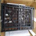 63 Inch Dog Crate Furniture with Double Doors, Modern Farmhouse Indoor Kennel for Small to Medium Dogs, Dual-Drawer Storage Table, Media Console TV Stand and Sideboard, Versatile Pet Cabinet