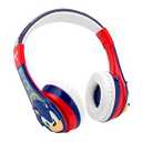 eKids Sonic The Hedgehog Bluetooth Headphones for Kids, Wireless Headphones with Microphone Includes Aux Cord, Volume Reduced Kids Earphones for School, Home, or Travel