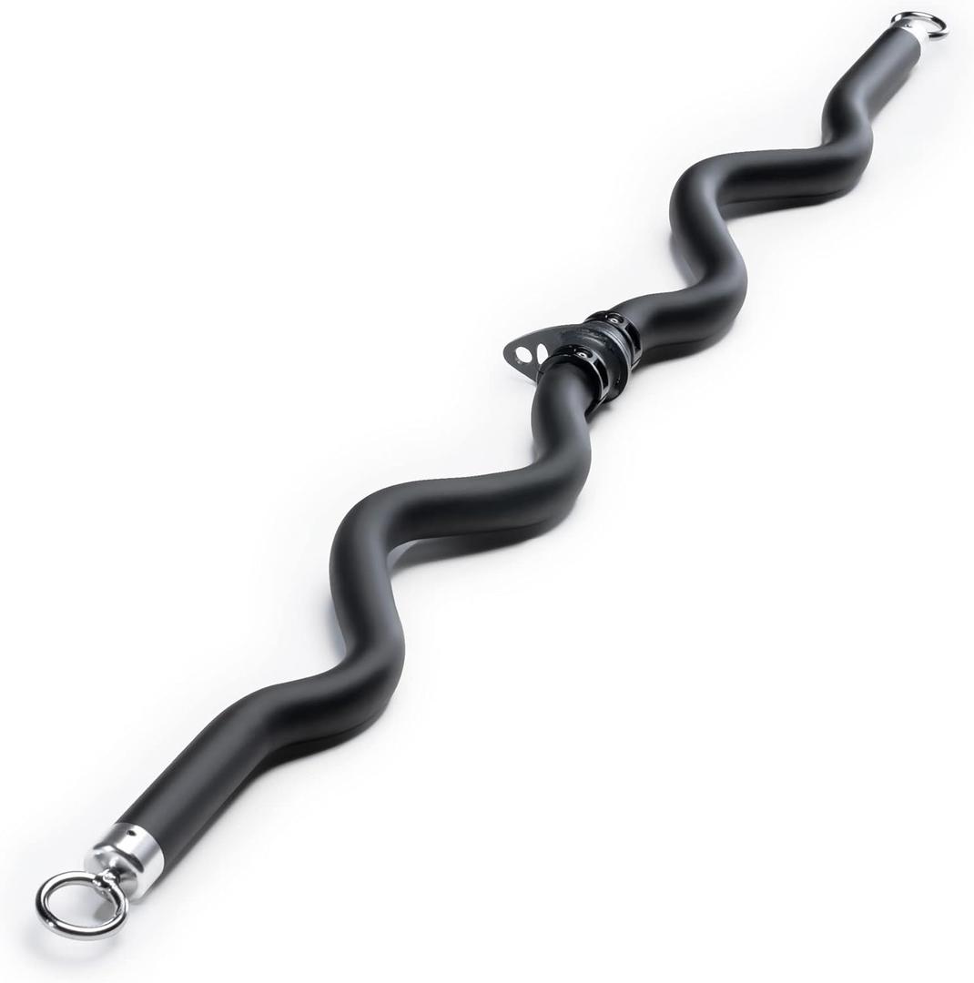 Marcy Deluxe Exercise Curl Bar for Lats, Curls and More for Home Gym Workouts BBEB-7355