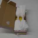 Lovecheer 2PCS Plastic Cheerleading Pom Poms with Baton Handle Cheer Pomoms for Kids Adults Cheering Sports Team Spirit Party (White)