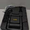 Folding Hand Truck 500lbs, Portable Heavy Duty Dolly Cart, 6 Wheels Collapsible Luggage Cart with 2 Elastic Ropes - Compact Trolley Cart for Easy Moving - Ideal Hand Cart for Travel and More (17, Black)