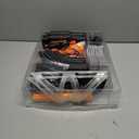 2-in-1 Slot Car Race Track Sets - Electric Race Car Track with 4 High-Speed Racing Cars, Dual Racing Game Lap Counter Circular Overpass Tracks, Remote Control Cars Toys/Gift for Boys Kids Ages 8-12