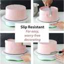 Generic [20/40/100pcs] 8 in White Cakeboard Round,Disposable Cake Circle Base Boards Cake Cardboard Pizza Plate Platter (20PCS Silvery), PAN20180020015