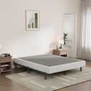 Bedsnus Full Size Box Spring and Cover Set, 9 Inch High Profile Metal BoxSpring, Heavy Duty Structure Mattress Foundation, Noise Free, Non-Slip, Easy Assembly