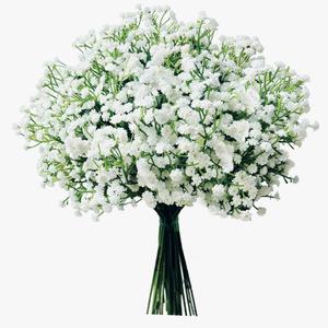 6 Pcs Baby's Breath Artificial Flowers Faux Gypsophila Bouquet DIY Floral Bouquets Arrangement for Wedding Centerpieces and Decorations