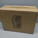 Mavivegue 5 Pack Stackable Closet Storage, Plastic Drawer Basket,Closet Organizers Storage Box for Cupboard,Bedroom, Kitchen, Bathroom, Office White