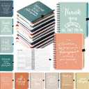 Tellingyou 20 Pcs Employee Appreciation Gift Bulk A6 to Do List Notebook with Ballpoint Pens Motivational Notepad for Coworker Social Worker Staff Teacher Nurse Dispatcher Volunteer (Fresh Colors)