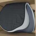 Memory Foam Seat Cushion with Lumbar Support, Ergonomic L-Shaped Car & Office Chair Cushion for Long Sitting, Orthopedic Coccyx Pillow for Sciatica & Back Pain Relief for Truck Drivers, Gaming & Home, Medium