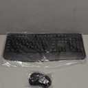 Wireless Keyboard and Mouse Combo, Full-Sized 2.4GHz Wireless Keyboard with Comfortable Palm Rest and Optical Wireless Mouse for Windows, Mac OS PC/Desktops/Computer/Laptops (Black)