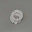 FDXGYH 2" Water Pipe Flange Cover 4 Pcs Snap Type Round Escutcheon Plate Cover for Water Pipe Faucet Collar Decoration [White] (2.0 INCH)