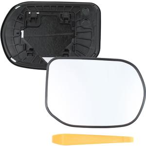 Right Side Rearview Non-Heated Mirror Glass with Backing Plate for Honda Civic 2006-2011