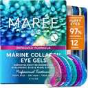 MAREE Eye Gels - Pads Under Eye Patches for Puffy Eyes and Dark Circles with Collagen & Hyaluronic Acid - Anti Wrinkles Under Eye Masks Skincare Treatment for Puffiness & Bags