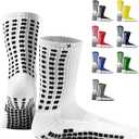 Lux Dual Grip Socks - Soccer Grip Socks for Men and Women. GripArray Performance & Comfort.2 Pair