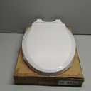 Toilet Seat, Elongated Toilet Seat with Toddler Seat Built in, Potty Training Toilet Seat Elongated Fits Both Adult and Child, with Slow Close and Magnets- Elongated (White)