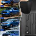 Custom Fit 4 Pcs Floor Mats for Dodge Durango 2011-2015 - All-Weather Rubber Mats & Liners, Heavy Duty Car Interior Protection for SUV, Weather-Resistant & Easy to Clean