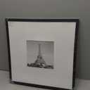 upsimples 18x18 Picture Frame, Display Pictures 8x8 with Mat or 18 x 18 Without, Wall Hanging Square Frames, Black, 1 Pack