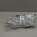 Omoone Women's 3/4 Sleeve Modern Denim Crop Top Tie Knot Shirt Cardigan (X-Large, Light Blue)