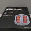 Nekteck Foot Massager with Heat, Heated Foot Massager for Plantar Fasciitis, Pain Relief and Circulation, Shiatus Electric Under Desk Feet Massager Machine, Gifts for Men Woman Him Her Mon Birthday (Gray)