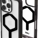 URBAN ARMOR GEAR UAG Designed for iPhone 16 Pro Case 6.3" Plyo - Compatible with MagSafe Charging Rugged Slim Anti-Yellowing Transparent Clear Shockproof Military Grade Protective Cover, Black/Black (Plyo - Black/Black)