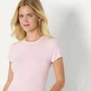 Amazon Essentials Women's Slim-Fit Stretch Rib Short Cap Sleeve Crew Neckline Tee, XXL