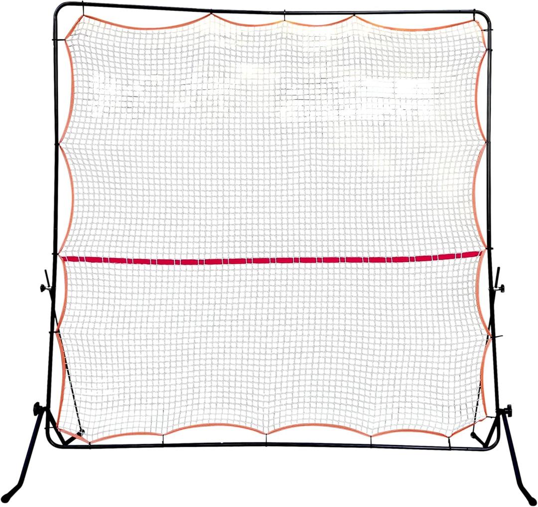 Tourna Rally Pro Adjustable Tilt Rebound Net (7x7 ft) for Tennis and Pickleball