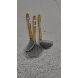 Silicone Cooking Spoons Set of 3