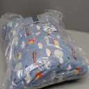 Toddler Pillow with Pillowcase - 13x18 My Little Dreamy Kids Travel Bed Pillows for Sleeping, Organic Cotton Small Pillowcase, Soft & Breathable, Machine Washable, Toddlers 2-5 years old (Up & Away)