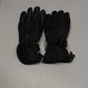 Ski Gloves, Warmest Waterproof and Breathable Snow Gloves for Cold Weather, Fits Both Men & Women, for Parent Child Outdoor (Small, Fit Kids 8-10 Years), Full Black