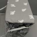 RUVANTI Flannel Sheets Queen Size - GOTS Certified 100% Organic Cotton, 4 Piece Warm, Soft & Breathable Set, Deep Pocket Snug Fit, Double Brushed Cozy All Season Bedding, Baby Bear