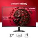 Philips 27" Computer Monitor 4K UHD IPS USB-C Charging HDR400, 27E1N5900R 3840×2160 LED Monitor, USB-C 65W PD, HDMI 2.0, DisplayPort 1.2, USB 3.2 Hub, Adaptive Sync