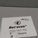 Unisex Black Wig with Bangs Short Straight Black Bob Wig for Mens Halloween Costumes Cosplay Party (Black)