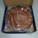 Farmhouse Oak 12" Lazy Susan Turntable Organizer for Cabinet, Round Wooden Lazy Susan Organization and Storage for Dining Table, Pantry, Kitchen, Countertop, Cupboard,Home Decor, Walnut Wood