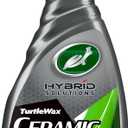 Turtle Wax Hybrid Solutions Ceramic Spray Coating, High Shine Car Wax, Offers Durable Paint Protection, Extreme Water Beading Action, Safe for Glass, Wheels, Trim and More, 16 oz (Pack of 1)