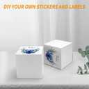 PETAFLOP 7x7x7 Shipping Boxes Set of 25, Small White Cardboard Mailer Box for Packing, Mailing, Business,DIY