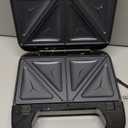 SUNVIVIPRO 3 in 1 Electric Sandwich Maker, Panini Press Grill and Waffle Iron Set, Grill and Sandwich Press with Removable NonStick Plates, Indicator Lights & Cool Touch Handle, 750W, Black