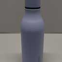 BJPKPK Insulated Water Bottles, 18 oz Stainless Steel Metal Water Bottle with Strap, BPA Free Leak Proof Jugs, Mugs, Flasks, Reusable Thermal Flasks for Sports & Travel, Mist Grey