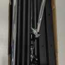 Clothing Rack, 55.51 Inch Heavy Duty Clothes Rack Rolling Garment Rack with Wheels and Bottom Shelf, 130LB Capacity Clothes Racks for Hanging Clothes, Coats, Shirts, Sweaters, Skirts, Black (Single)