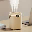 Air Humidifier for Bedroom with Three Spray, 2L Quiet Cool Mist Humidifier for Plants Dorm Room Office Home Car Personal Humidificador with Top Water Inlet & 4 Mist Modes & Night Light