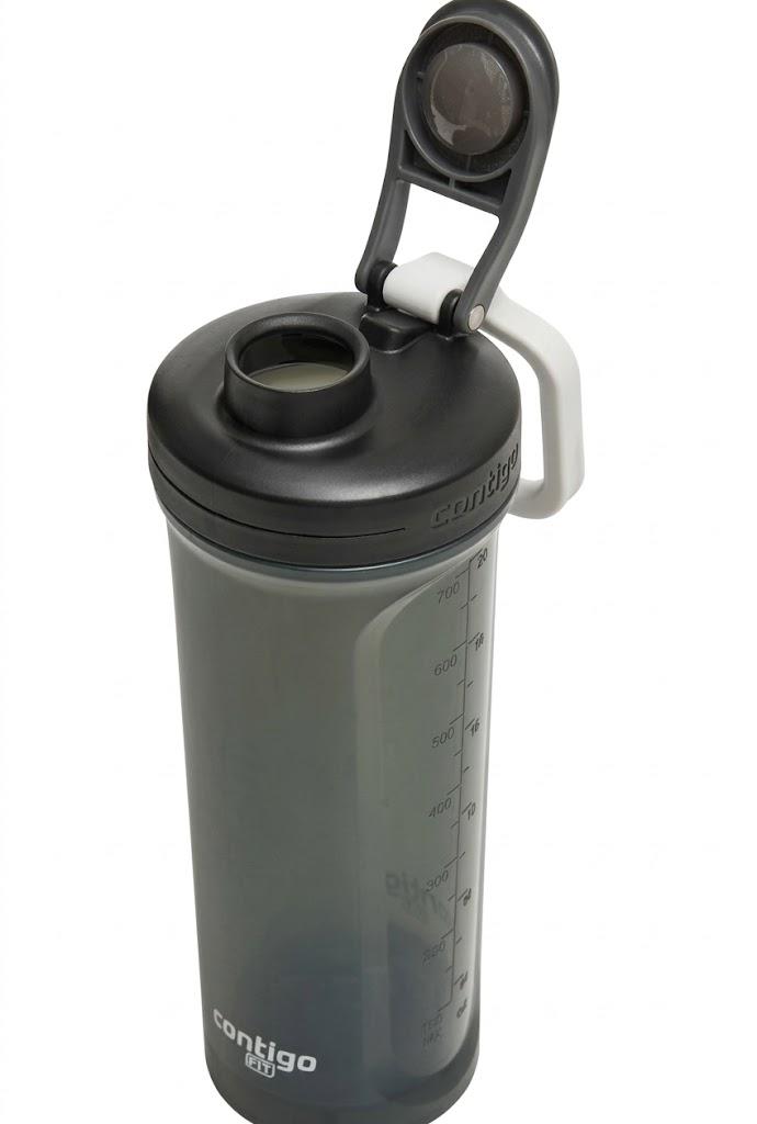 Contigo Fit Leak-Proof Shake & Go Mixer Bottle 28 oz Sake Color