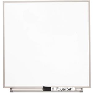Quartet Matrix Modular Magnetic Whiteboard, 16" x 16", Includes Tray and Marker, Silver Aluminum Frame (M1616)