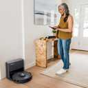 Shark UR2360S Ultra Robot Vacuum, with Matrix Clean, Precision Mapping, 30-Day Capacity HEPA Bagless Self Empty Base, Self-Cleaning Brushroll Perfect for Pet Hair, WiFi, Black 