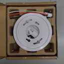 Kidde Smoke Detector, Hardwired with 10-Year Battery Backup, Interconnectable, LED Status Lights, 85 dB Alarm, 5-inches, 20SA10, 1 Pack, EXP 2034
