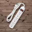 6-Outlet Power Strip: Computer Accessories