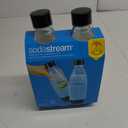 sodastream 1L Twin Pack Dishwasher Safe Slim Bottle (Black)