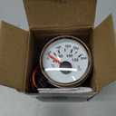 FastUU Electric Water Temperature Gauge, 40-120  Waterproof Boat Water Temp Gauge, 52mm/2in Marine Engine Water Temp Meter for Boat, RV, Car, Truck, Generator (White Dial)