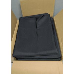 Fitable 6 Pack Black Square Tablecloths - 70 x 70 Inches - Stain Resistant and Reusable Table Clothes, Polyester Fabric Table Covers for Dining, Card Tables, Coffee Tables
