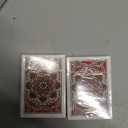 Plastic Playing Cards 2 Pack Waterproof Poker Card,Jumbo Large Print Playing Cards for Adults Seniors,2 Decks of Cards Set Poker Size Cards for Fun Card Game