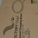 VICTORY RELAX Acacia Wood Round Cutting Board, Wooden Chopping Board for Kitchen and Dining Room, Cheese Board for Meat, Wood Serving Board for Bread, Vegetables, Cheese Cutting Board