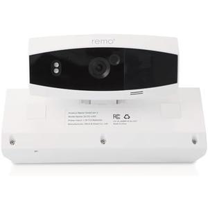 Remo+ DoorCam 3 Over-The-Door Wireless Security Camera, 3-Day Rolling Video Storage with No Subscription, 1080p Video, Night Vision, 2-Way Talk, AI with Human Detection & Alexa Compatibility Remo+ DoorCam 3 Over-The-Door Wireless Security Camera, 3-Day Rolling Video Storage with No Subscription, 1080p Video, Night Vision, 2-Way Talk, AI with Human Detection & Alexa Compatibility